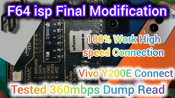 F64 isp modification Final solution tested Connect y200e speed 360mbps 100% Working