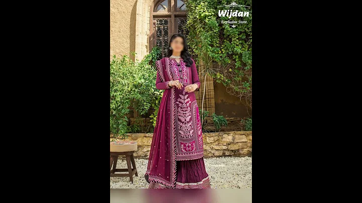 Wijdan X Asim Jofa | Asim Jofa Raqs Luxury Lawn Collection'23 | Wijdan Exclusive store