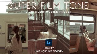 SUPER FILM TONE - Tutorial Lightroom Mobile Preset 2021 || Free DNG / XMP screenshot 4