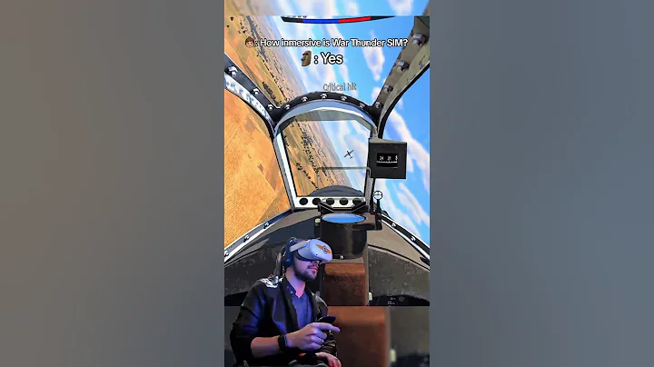 War Thunder in VR is AMAZING 🗿 #warthunder  #dogfight #dcs #il2 #warthundersimulator #warthundersim