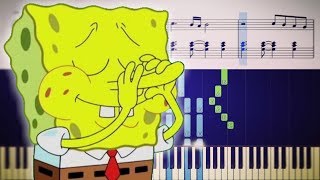 SPONGEBOB SQUAREPANTS in 4 Levels of Piano Playing screenshot 1