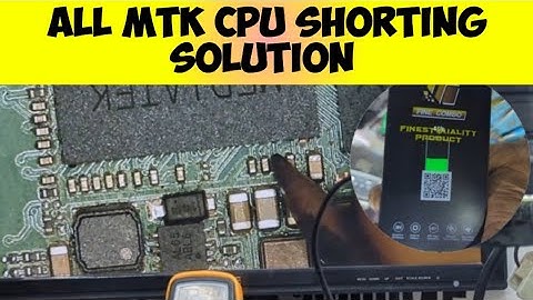 All mtk cpu shorting solution  don