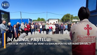 În ajunul Paștelui, frații de peste Prut au venit cu daruri pentru bătrânii din Bălți