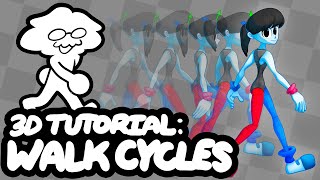 3D Tutorial: Walk Cycles - Doodley