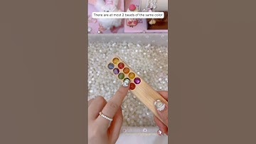 10mm color-changing beads can be used to make bracelets.#beads #charm #asmr #packingorders