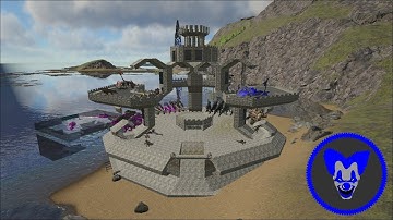 Showcase - Scrolled Fortress - Ark S+ PVE Building