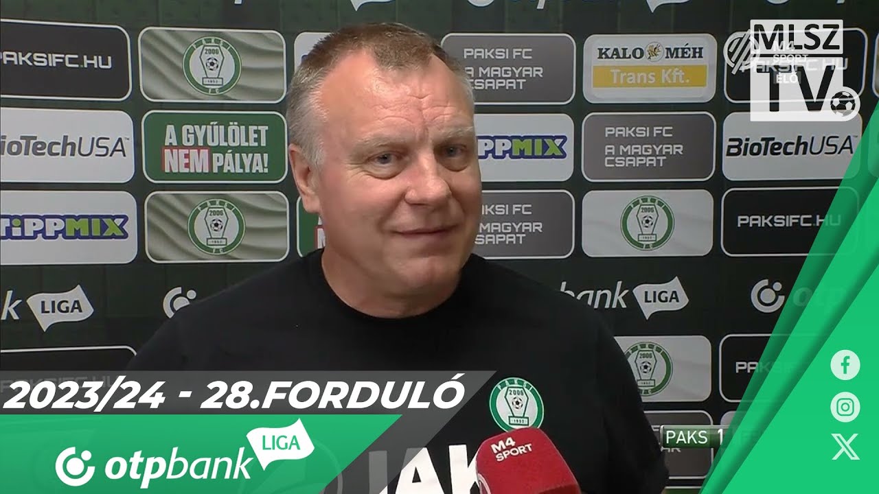 Bognár György értékelése a Paksi FC - Fehérvári FC mérkőzésen