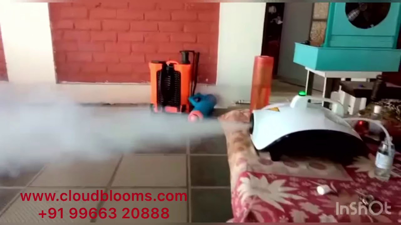 Disinfection Atomizer Fog machine YouTube