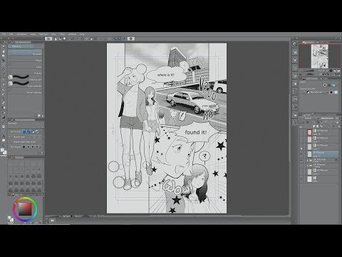 Creating a monochrome manga for print|CLIP STUDIO PAINT