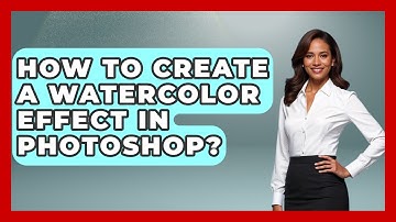 How To Create A Watercolor Effect In Photoshop? - Graphic Design Nerd