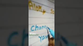 worlds best handwriting ?? shorts shortfeed viralshorts ytshorts cursivehandwriting