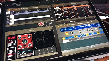 VOLT Synth - WOW Filterbox - Hammerhead Rhythm Station - ATOM 2 Piano Roll - AUM - iPad Live