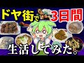 【東京山谷】ドヤ飯だけで3日間生活してみた。いくらで過ごせる?そして衝撃の結末・・・【ずんだもん&ゆっくり解説】