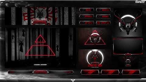 Design animated mixer twitch facebook gaming overlay - Best Graphics for Streamers service