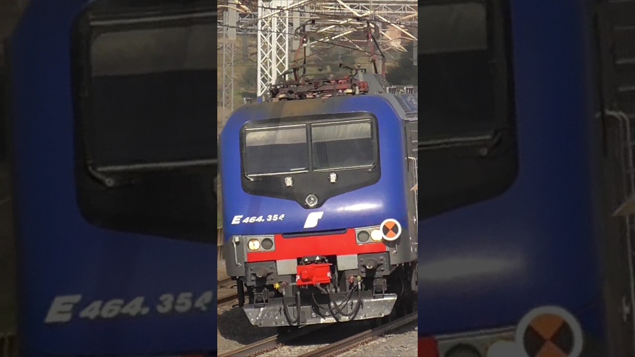 Train in Italy - Fast Regional train in transit on the Direttissima Rome - Florence