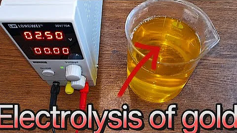Gold recovery by electrolysis#gold #golden