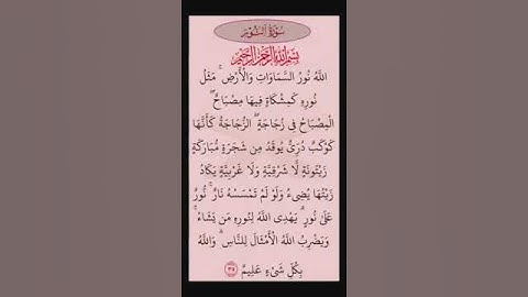 القرآن الكريم سورة النور سعد الغامدي #القرآن_الكريم #راحة_نفسية #اطمئن #رمضان#muftiyanverse