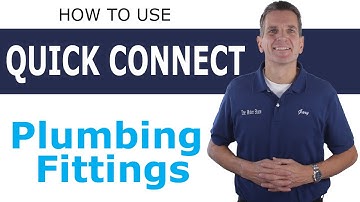 How to use Quick Connect (John Guest type) Plumbing Fittings