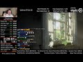 The Last of Us Speedrun (2:29:01) on Easy mode (Any% NG+)