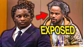 Young Thug YSL Co-founder EXPOSED for Lying By State + Pictures - Day 25