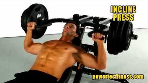 Powertec Workbench Multi Press Workout for Chest and Shoulders