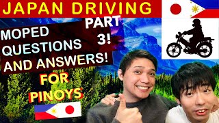 PART 3! JAPAN MOPED DRIVING LICENSE TEST QUESTIONS IN ENGLISH, KARIMEN HONMEN MOCKUP EXAMS (TAGALOG)