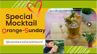Cool & Refreshing Orange Mocktail | Refreshing & Healthy Summer Drink