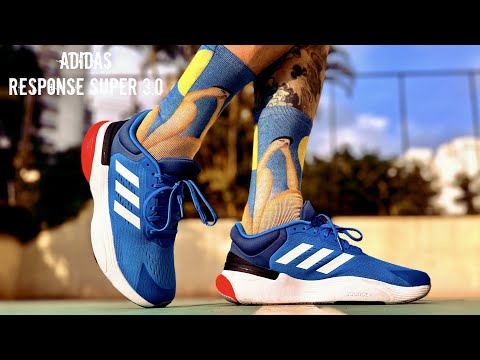adidas response boost on feet