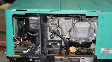 Onan 4000 generator fix, runs fine then stops