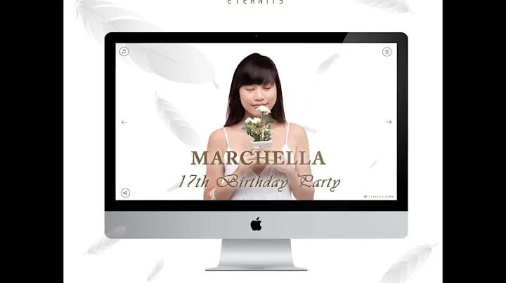 Marchella's sweet 17 Invitation