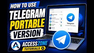 How to Use Telegram Portable Version AccsZone Tutorial