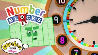 Numberblocks Five Times Table Song Telling Time Cbeebies