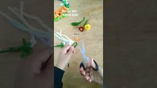 Bunga Dari Kawat Bulu