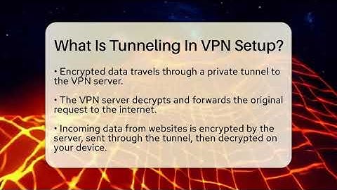 What Is Tunneling In VPN Setup? - Internet Infrastructure Explained