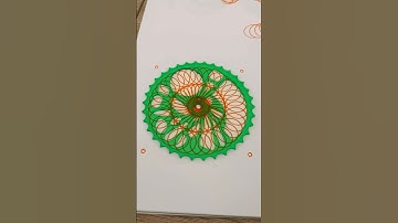 Spirograph: fruity design 🍊 #asmr #spirograph #art #relaxing #satisfying