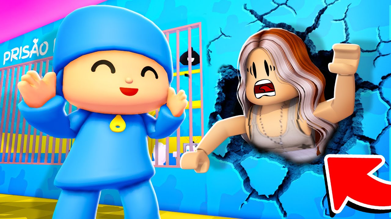 O POCOYO ME PRENDEU NA PRISÃO DO BARRY 