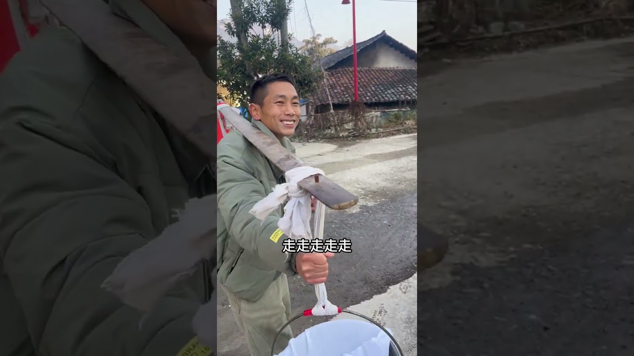 I visited two villages today and only sold out the vegetable tofu. Guess how much I made