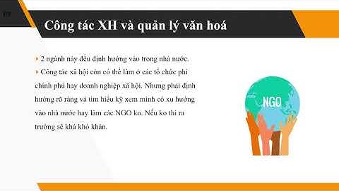 Bài 24: Ngành công tác xã hội và quản lý văn hoá | Hướng nghiệp chọn ngành, chọn trường.