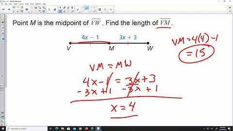 1.3 Using Midpoint and Distance Formulas