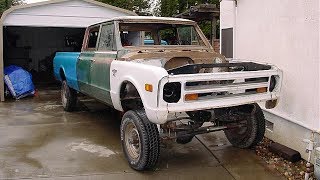 1968 Chevrolet C10 Crew Cab Lifted Truck Build Project