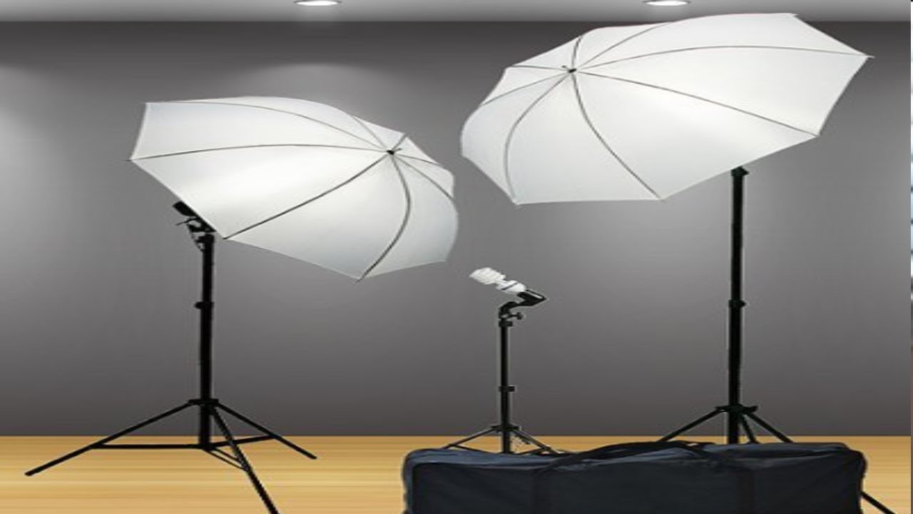 Lighting Kit Photography Lighting kit Umbrella Softbox Kit And Background Light YouTube