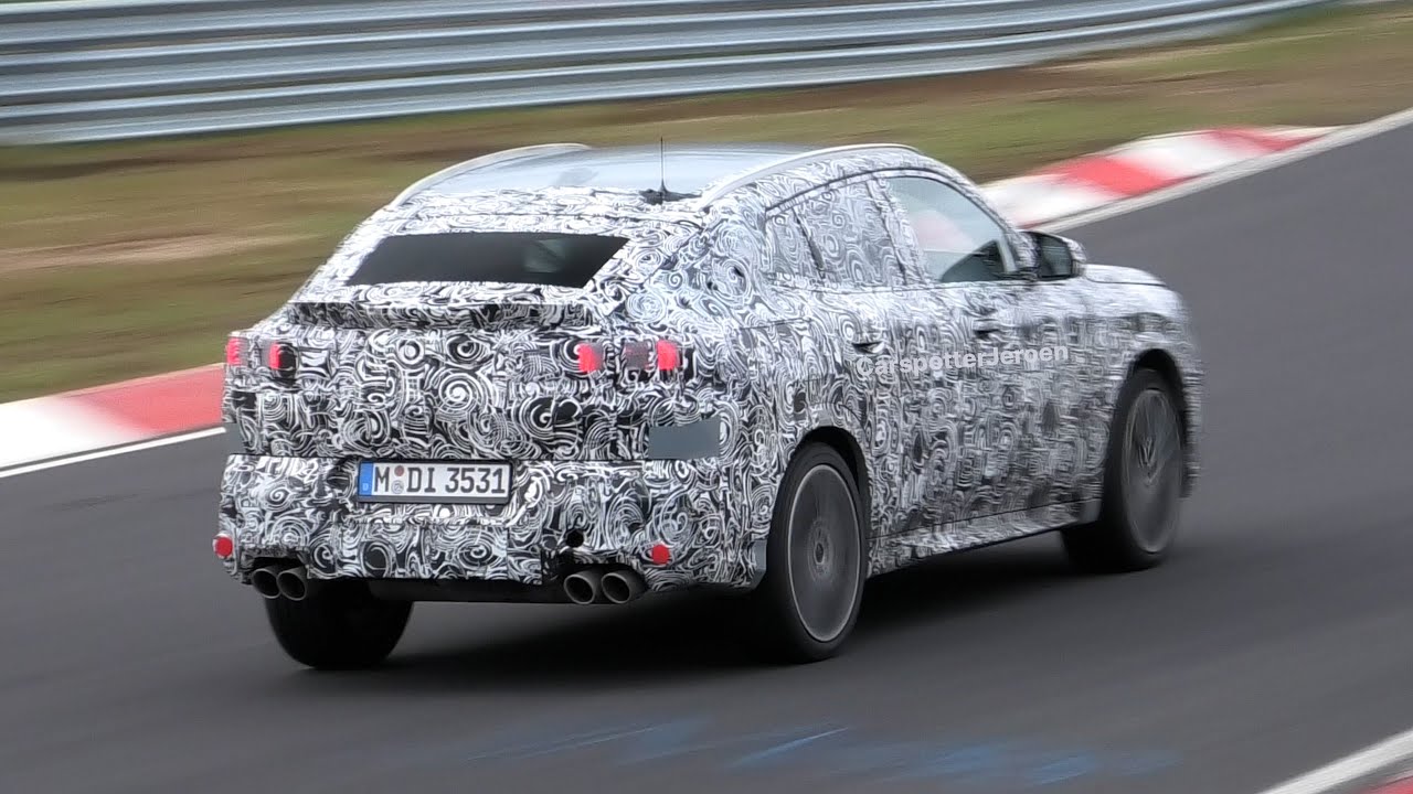 2024 BMW X2 M35i spied testing on the Nurburgring! 