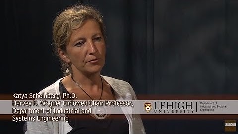 Lehigh University Professor Dr. Katya Scheinberg