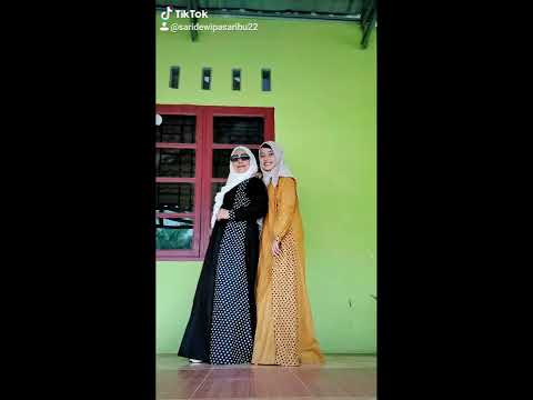 Gamis Keren  warna  Hitam  bintik2 Putih YouTube