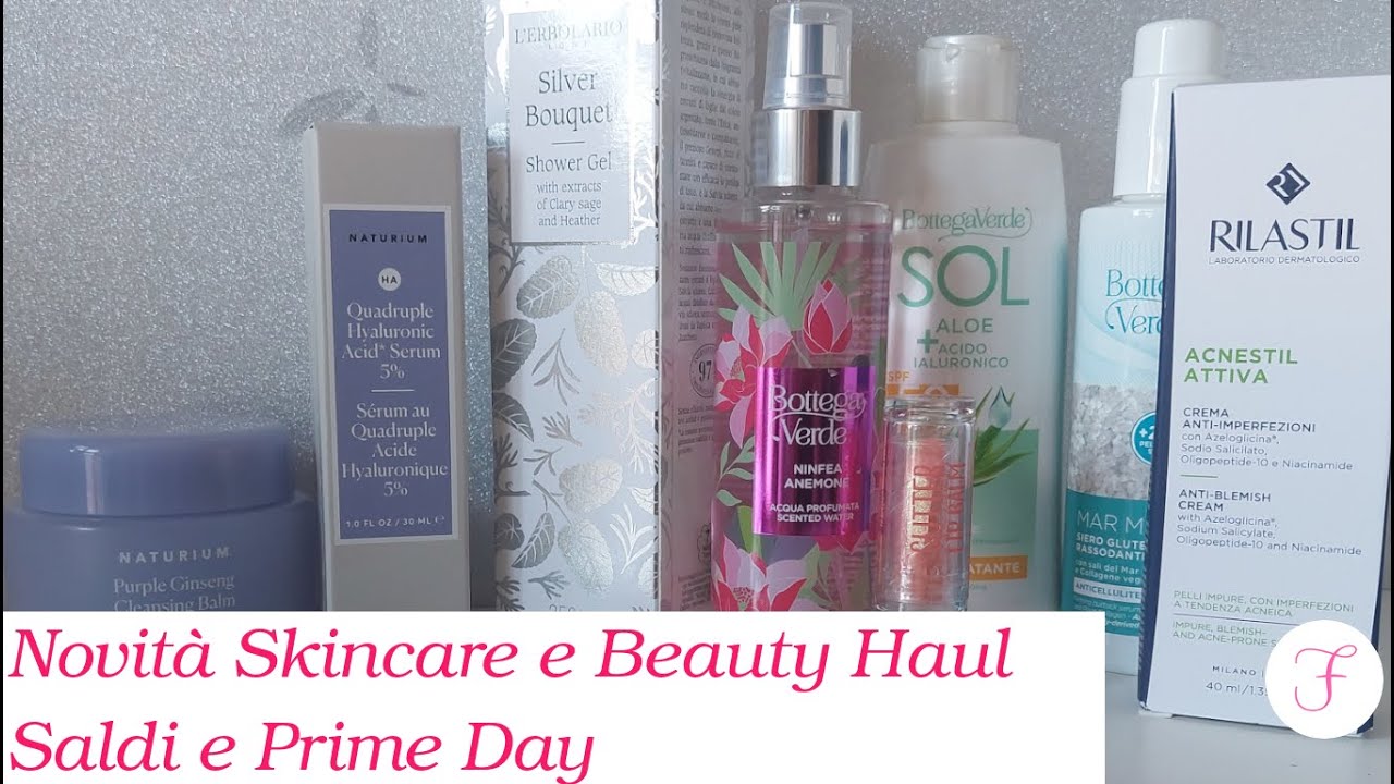 Novita Skincare e Beauty Haul Estate 2024 [Naturium, Bottega Verde, Erbolario, Action]