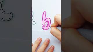 Aprende a decorar letras -letra B🌺🪄...#arte #dibujosyaye #stepbystep #lettering #cuadernos