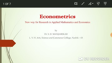 Econometrics