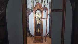 Finishing 1970s American Herschede 8 Day 9 Tube Grandfather Clock Model 230 SHEFFIELD