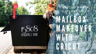 Mailbox Makeover - How To Make Vinyl Decals With Cricut