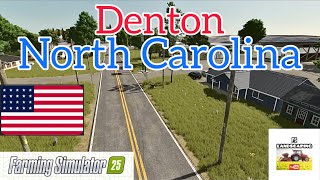 My new map Denton North Carolina for fs25